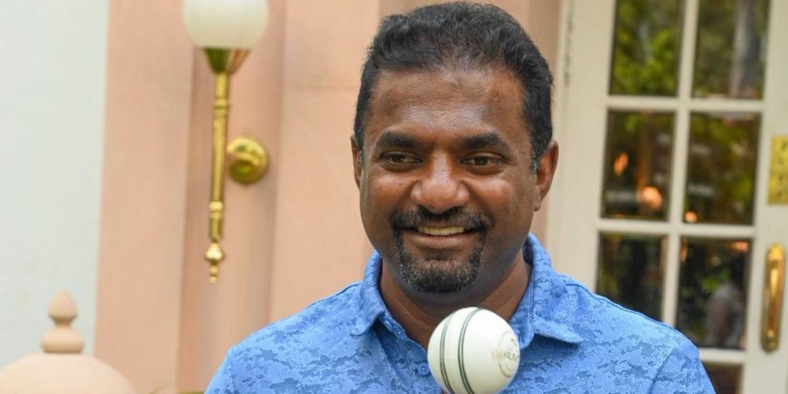 image of cricketer Muttiah Muralitharan