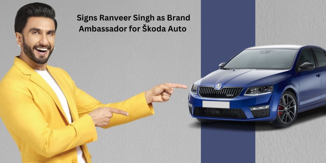 IMAGE OF Škoda Auto Volkswagen India has signed Bollywood star Ranveer Singh as its first-ever brand ambassador in a one-year endorsement deal.