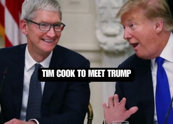 Apple CEO Tim Cook Meets Trump Amid iPhone Tariff Concerns