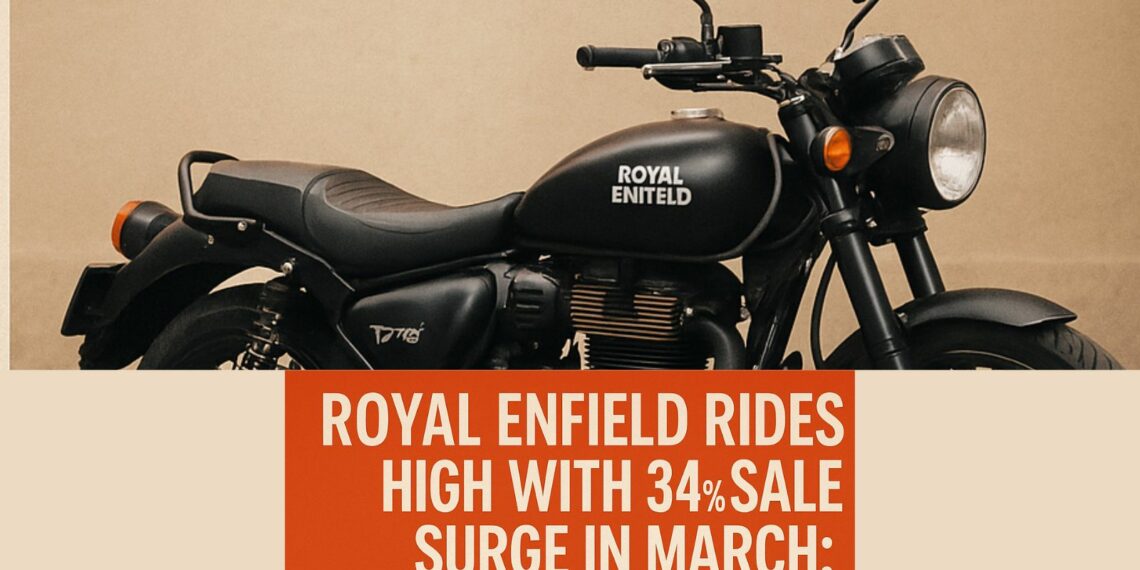 Royal Enfield Rides High with 34% Sales Surge in March; Crosses 10 Lakh Annual Mark