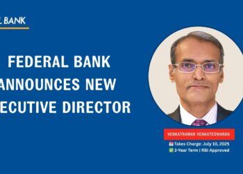 Venkatraman Venkateswaran appointed as Executive Director of Federal Bank for a three-year term starting July 10, 2025, following RBI approval.