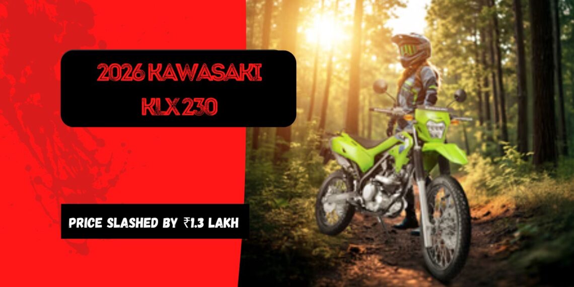 Kawasaki Slashes KLX 230 Price by ₹1.3 Lakh – Now Made in India!