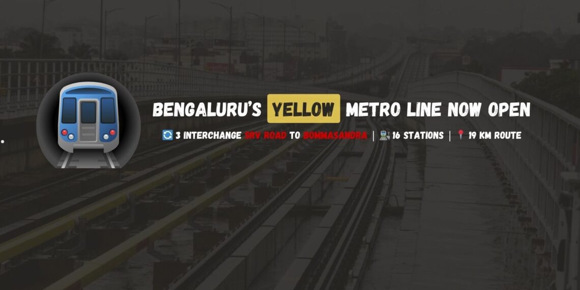 Bengaluru’s Yellow Metro Line Hits the Tracks