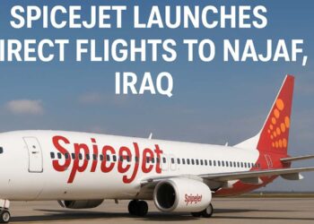 SpiceJet becomes the first Indian airline to offer direct flights from Mumbai and Ahmedabad to Najaf, Iraq — starting October 18 and 19, 2025.