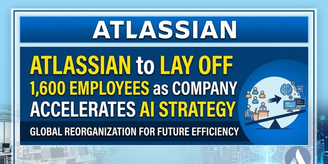 Atlassian to Lay Off 1,600 Employees as Company Accelerates AI Strategy