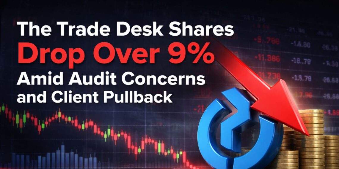 The Trade Desk Shares Drop Over 9% Amid Audit Concerns and Client Pullback