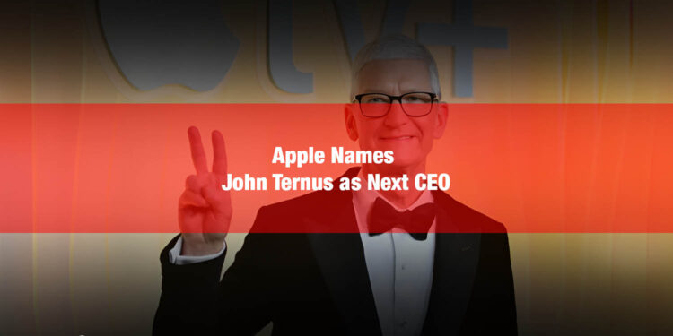 Apple CEO Tim Cook to Step Down, John Ternus Named Successor