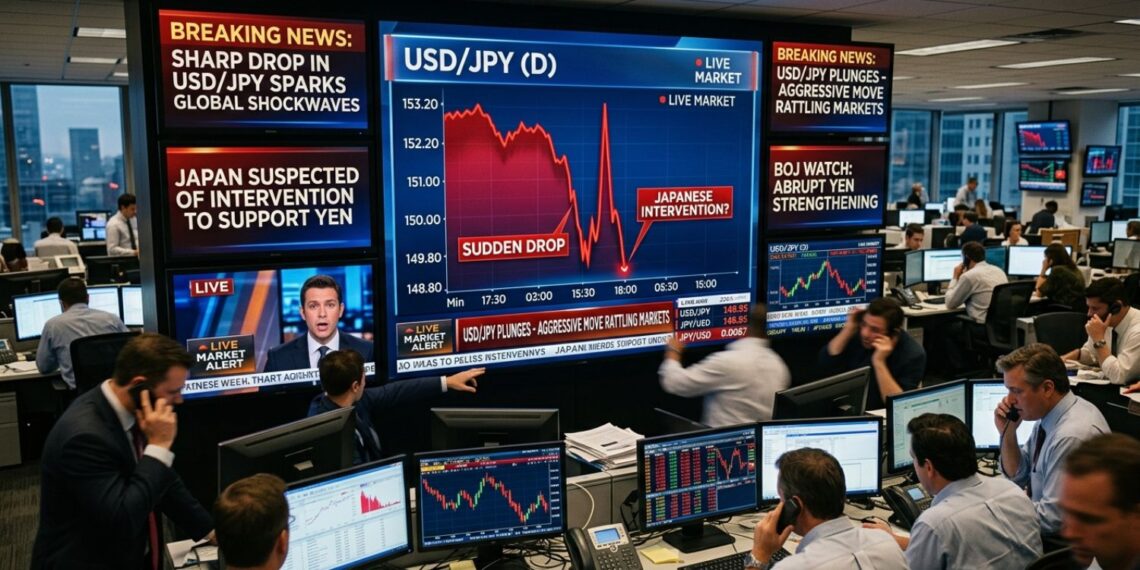 Breaking News: Drop in USD/JPY Sparks