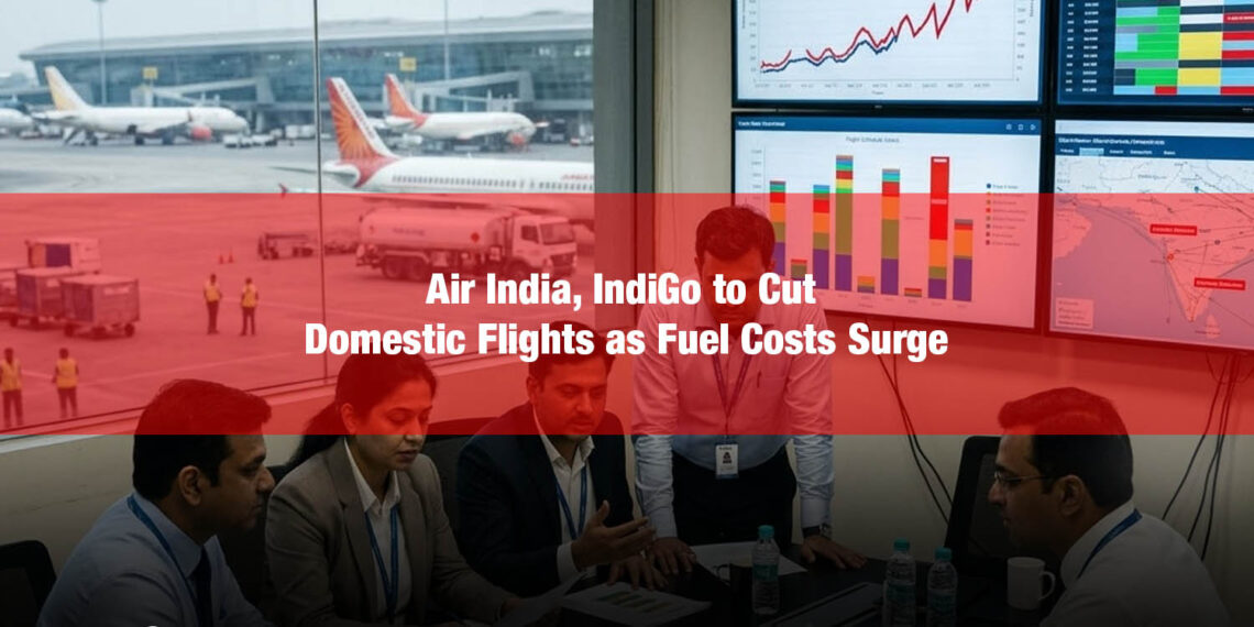 Air India, IndiGo to Cut Domestic Flights as Fuel Costs Surge