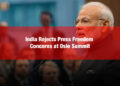India Rejects Press Freedom Concerns at Oslo Summit, Calls NGO Reports ‘Misplaced’