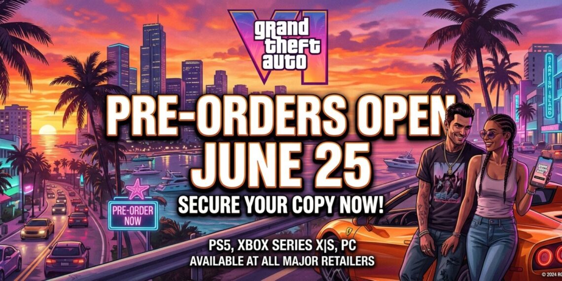 GTA VI Pre-Orders Open June 25; Pricing Details Announced by Rockstar Games