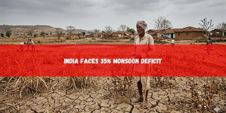 India Faces 35% Monsoon Deficit