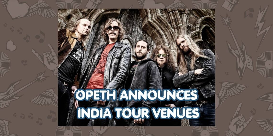 an image showing Opeth India Tour 2026 Venues announced