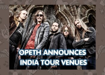 an image showing Opeth India Tour 2026 Venues announced