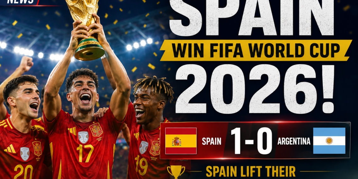 Spain World Cup 2026 winner