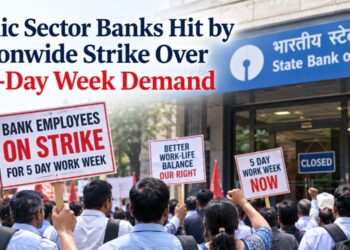 Public Sector Banking Services Disrupted Over Five-Day Week Demand