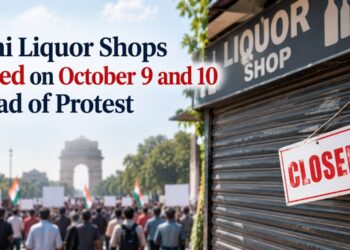 Delhi Dry Days October 2026