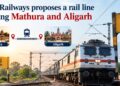 Mathura Aligarh Rail Line