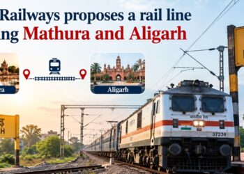 Mathura Aligarh Rail Line